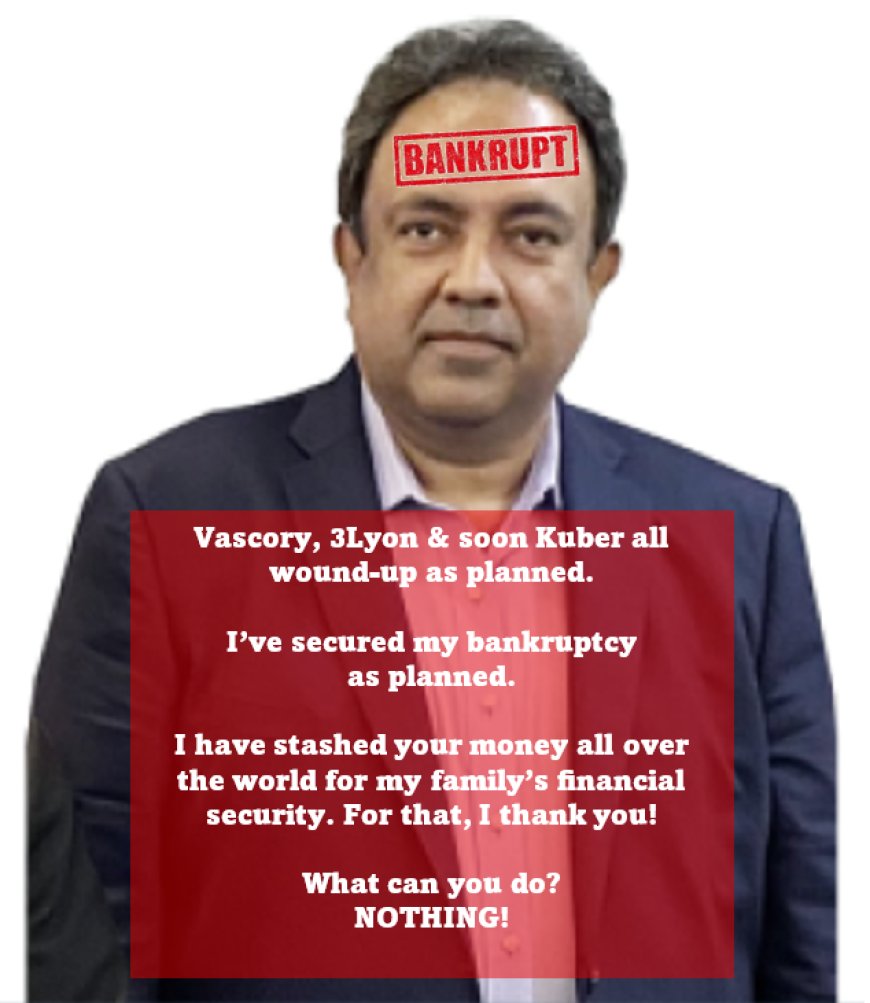 Ranjeet declared Bankrupt: As planned